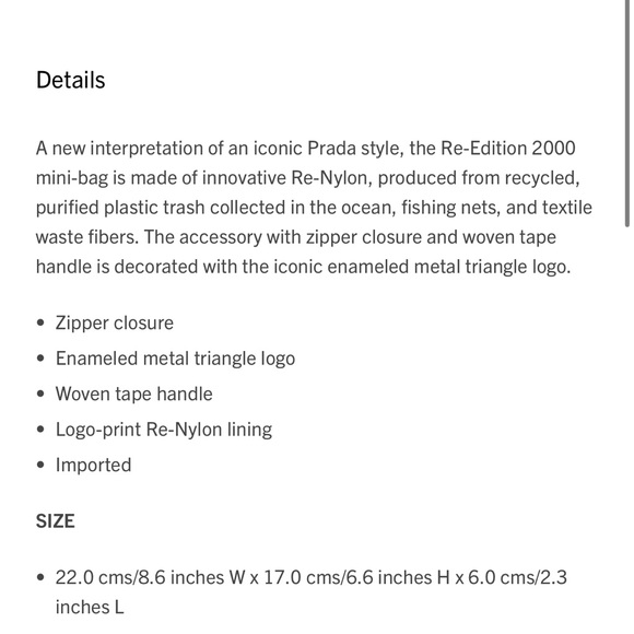 Prada Re-Nylon Re-Edition Mini Bag - Picture 8 of 8